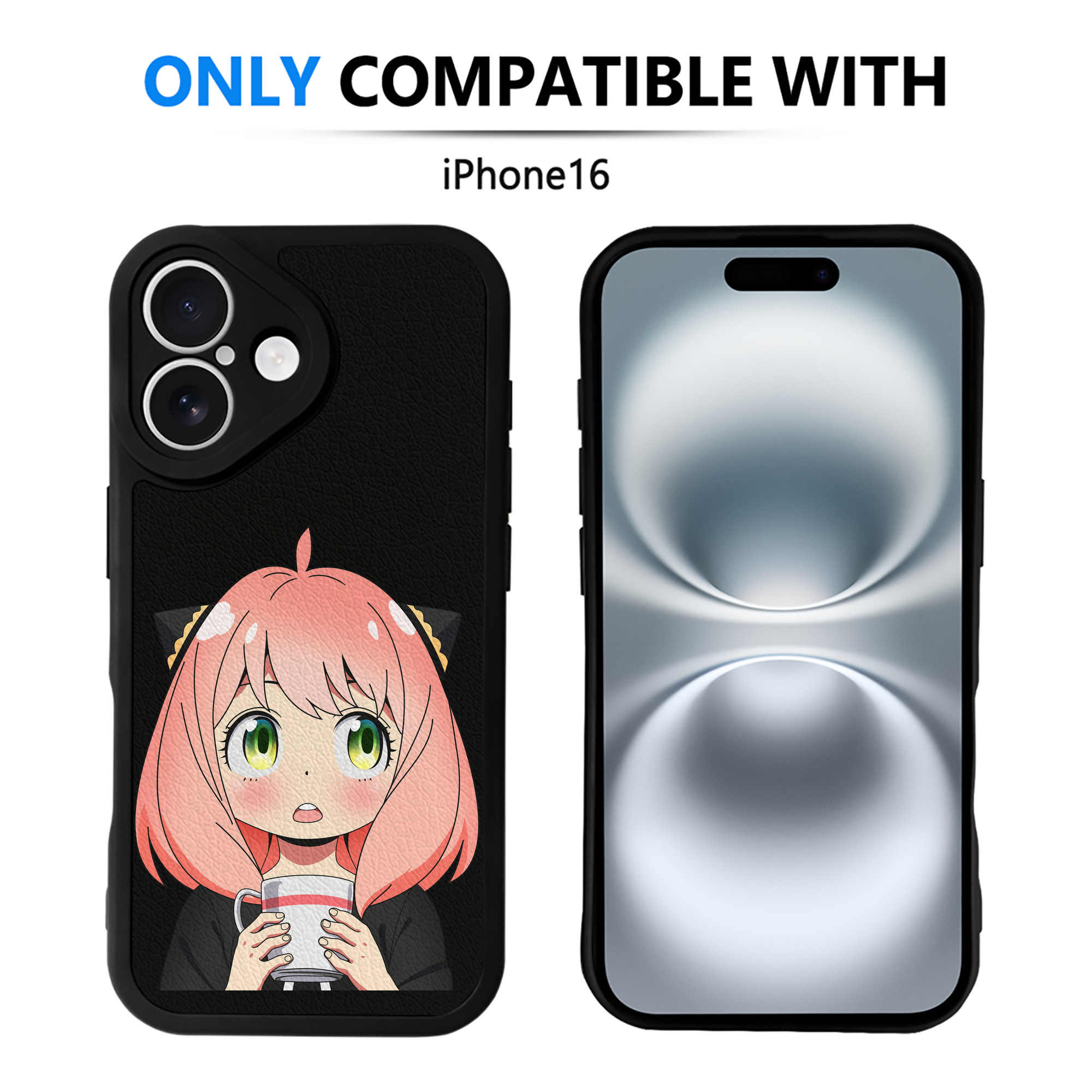 （画像用） SPY×FAMILY间谍家家酒 【iPhone 16シリーズ対応】シリコンスマホケース（レザー調） 材質：シリコン